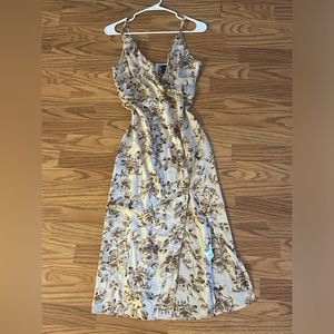 Gold Floral dress